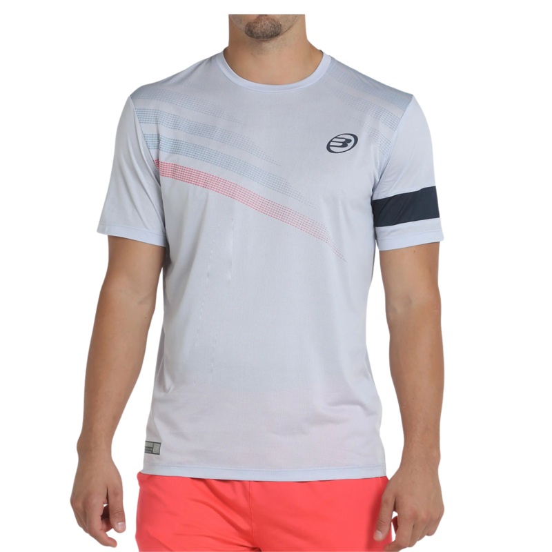 Bullpadel – T-Shirt de padel Cambre Gris Bleu