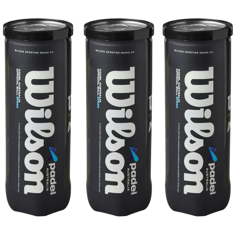 Wilson Australia Padel Balls x3 Cans