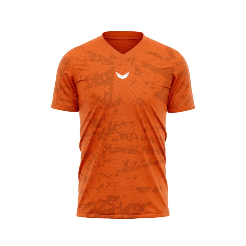 Wings Marble Dri-Fit Padel T-Shirt – Orange