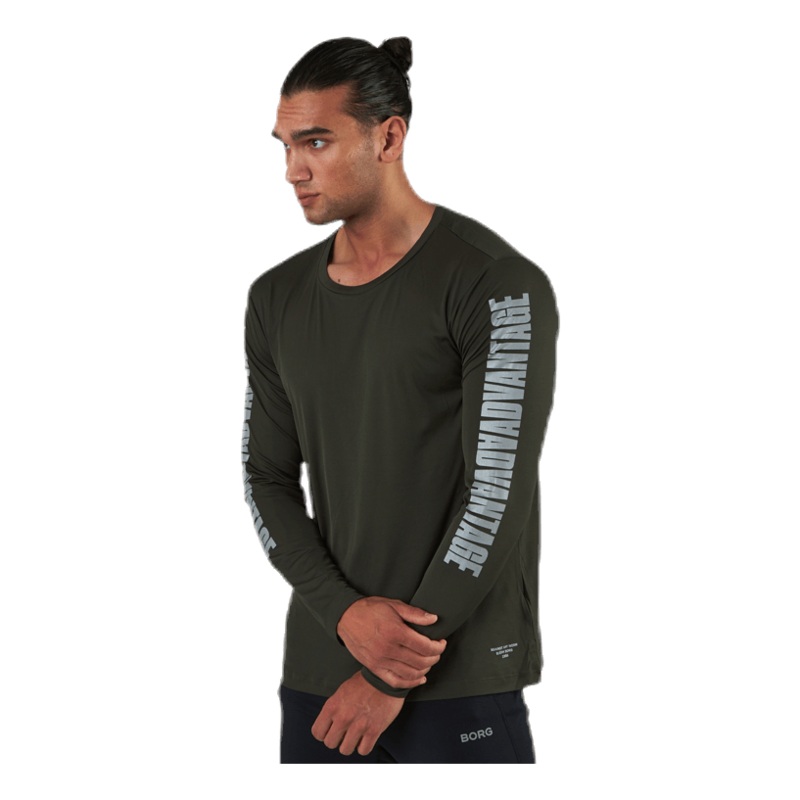 bjorn borg night ls tee green|S|M|L|XL