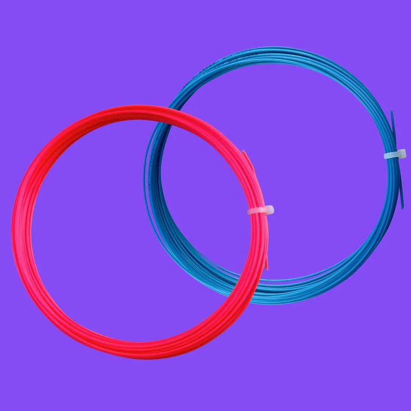 Toroline Wasabi Pro 1.23 Hybrid Tennis String Set (Pink/Blue) (String Only)