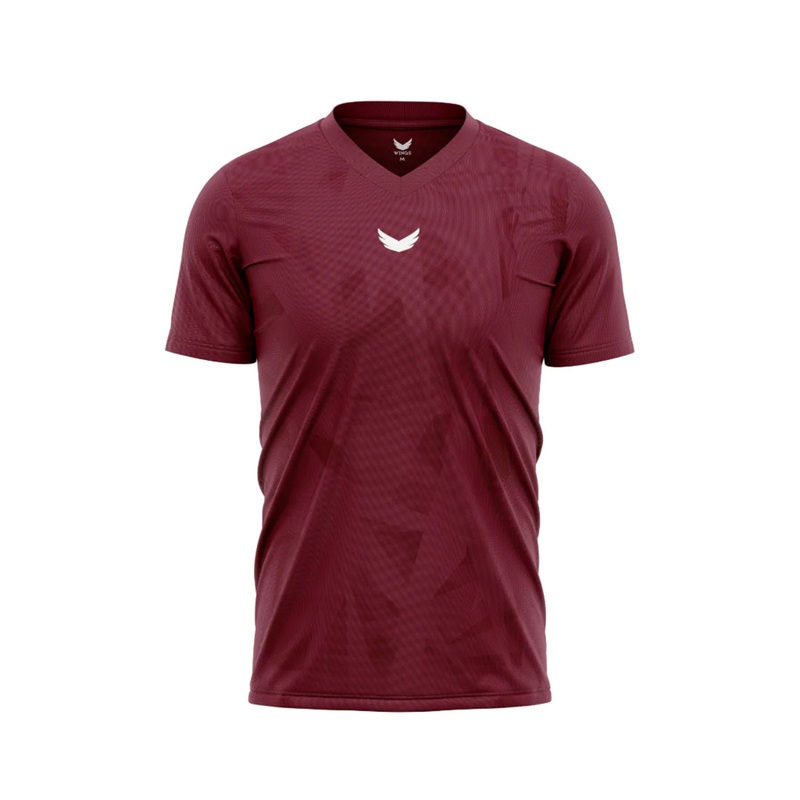 Wings Anabi Dri-Fit Padel T-Shirt – Maroon