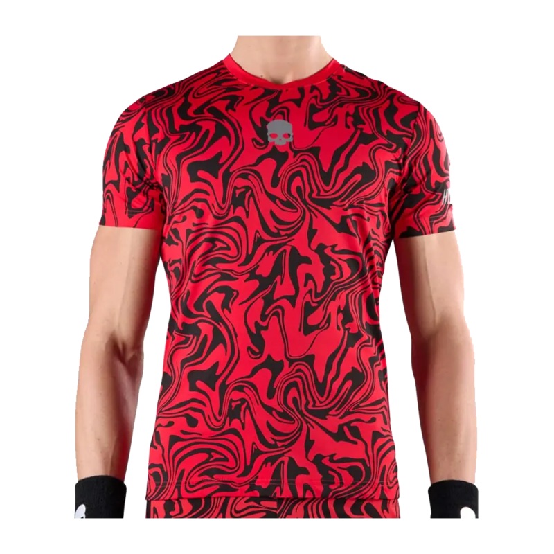 Hydrogen – T-Shirt Chrome Tech Rouge