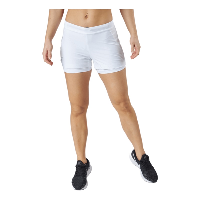 Short Exercise Women White|XS|S|M|L|XL