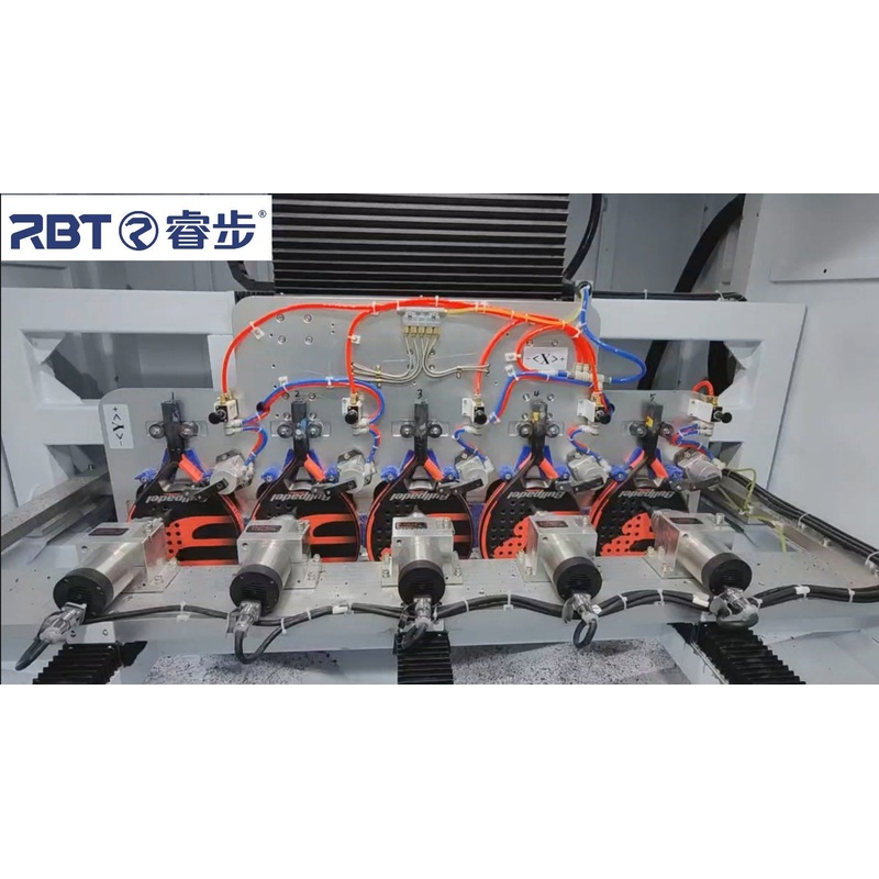 5 Station CNC Machine Tool for Carbon Fiber Padel Racket Drilling