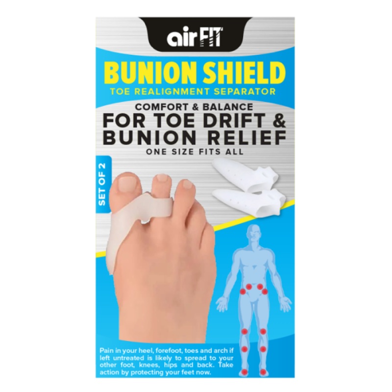 AirFit Medi Bunion Shield Toe Realignment & Separator (2 Pieces)