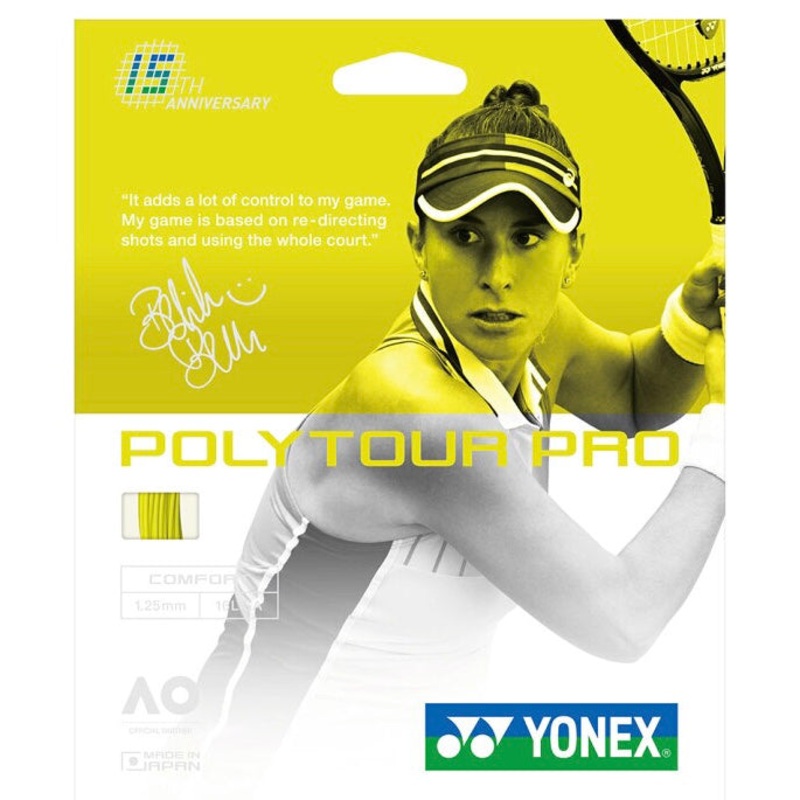Yonex Polytour Pro (Belinda Bencic) Limited Edition 15th Anniversary Package (Yellow)
