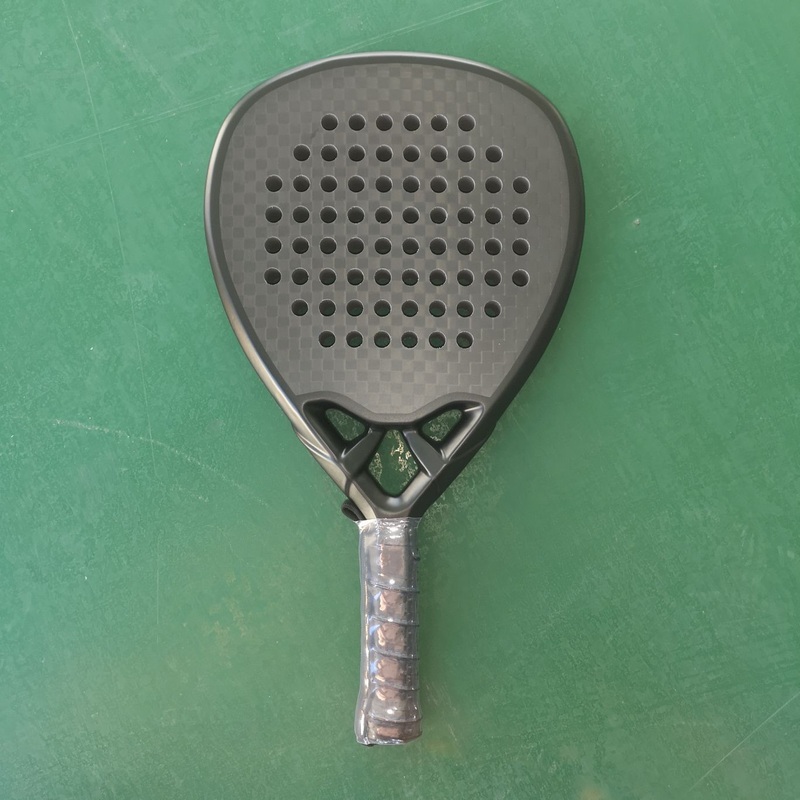 2023 New Arrivals China Factory Supplying Padel Tennis Racket Soft EVA Core Round Shape Padel Tennis Racket Glass Fiber Kevlar Fiber 3K 12K 18K Padel Racket
