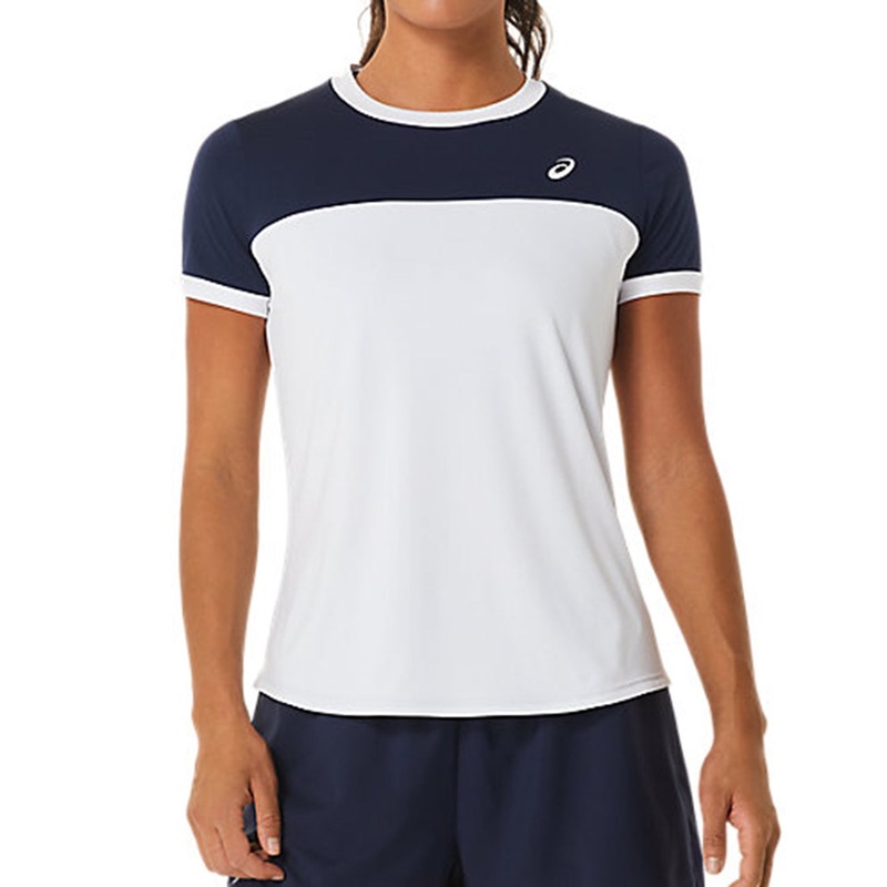WOMEN COURT SS TOP MIDNIGHT|BRILLIANT WHITE/MIDNIGHT|S|XS|M|L