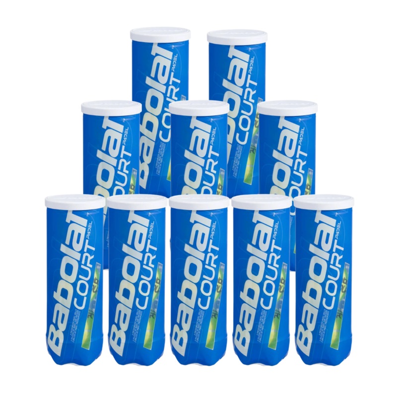 Babolat – Balles de padel Court Padel Pack de 10 Tubes