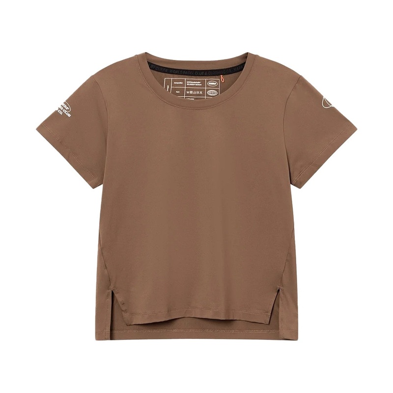 Oncourt Crop WPC  T-Shirt Espresso
