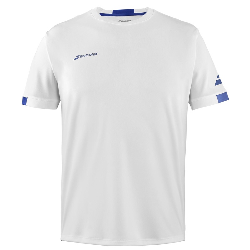 Babolat Play Mens Crew Neck Padel T-Shirt – White