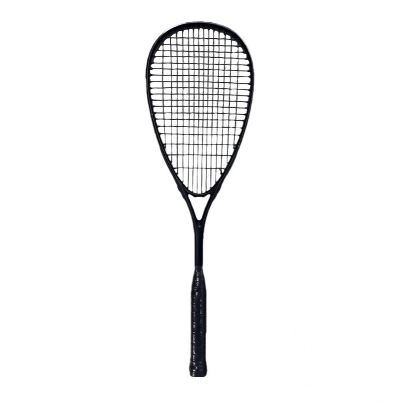 Beginners Squash Racket (Black / White) (prestrung)