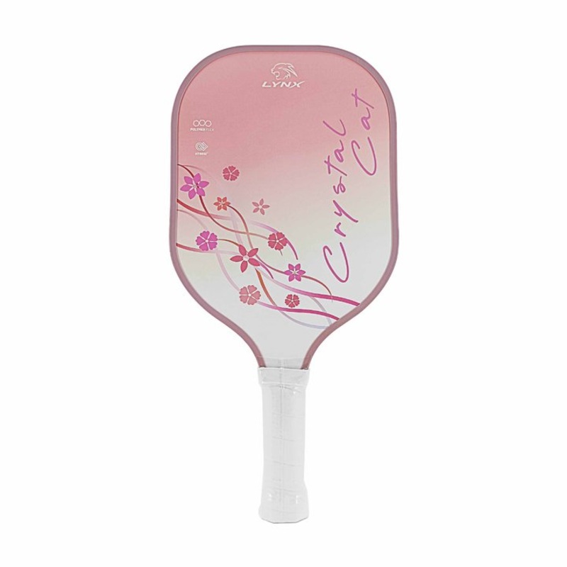 Lynx Crystal Cat Pickleball Paddle (Pink)