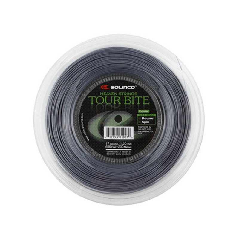 Solinco Tour Bite 1.20mm – Grey (+$26.00)