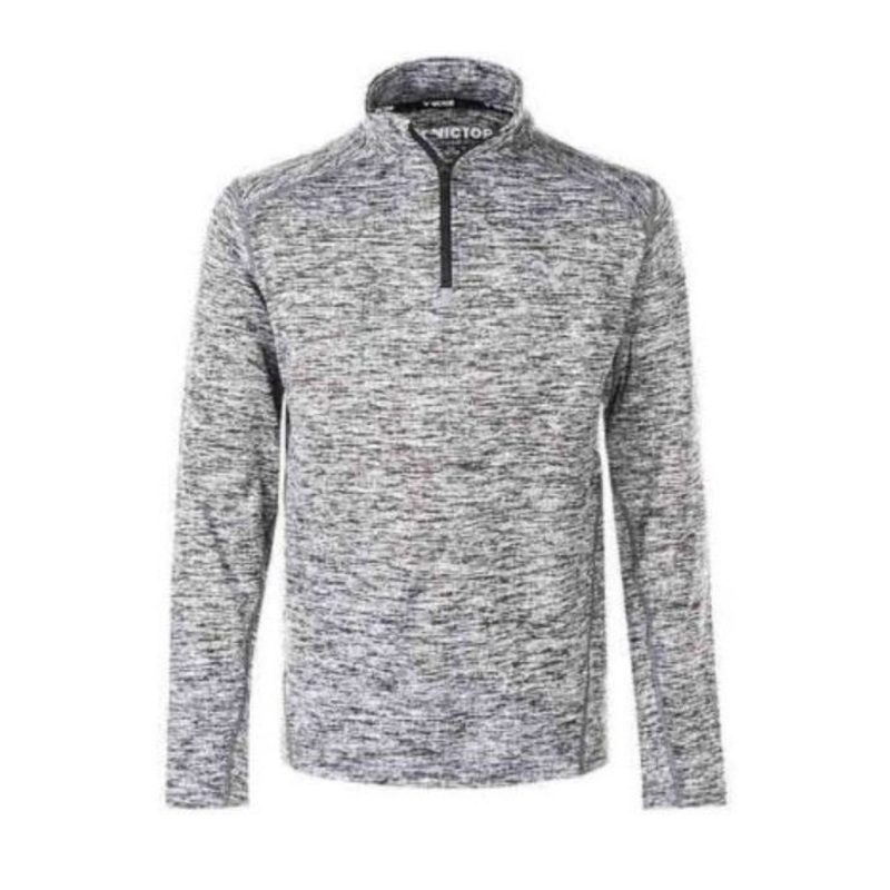 Victor Manis Jr. Melange Performance Midlayer (Light Grey Melange)
