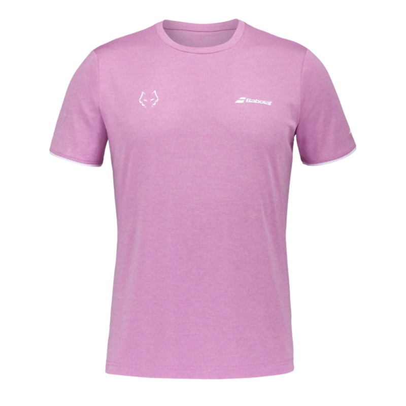 T-shirt de padel Babolat Crew Neck Tee Lebron Rose
