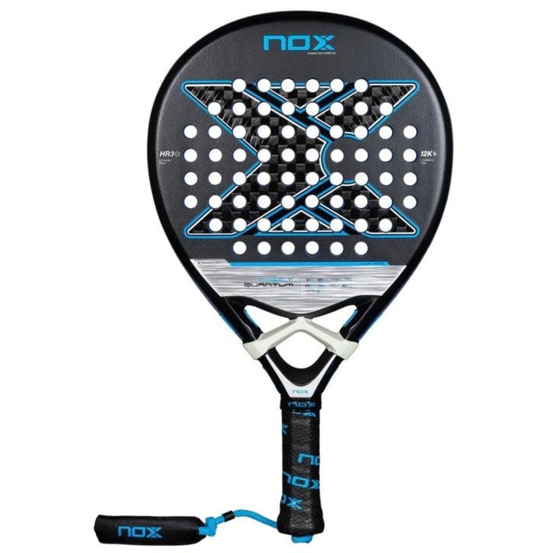 NOX Luxury Quantum 12K Cobalt 2025 Padel Racket – Black / Blue