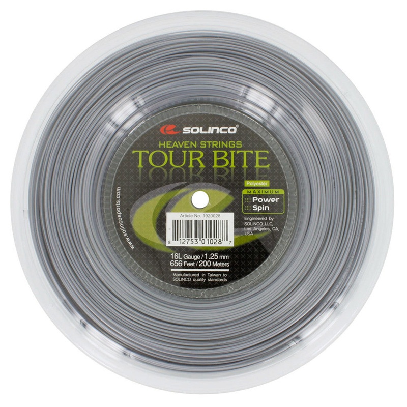 Solinco Tour Bite 1.25mm – Grey (+$26.00)