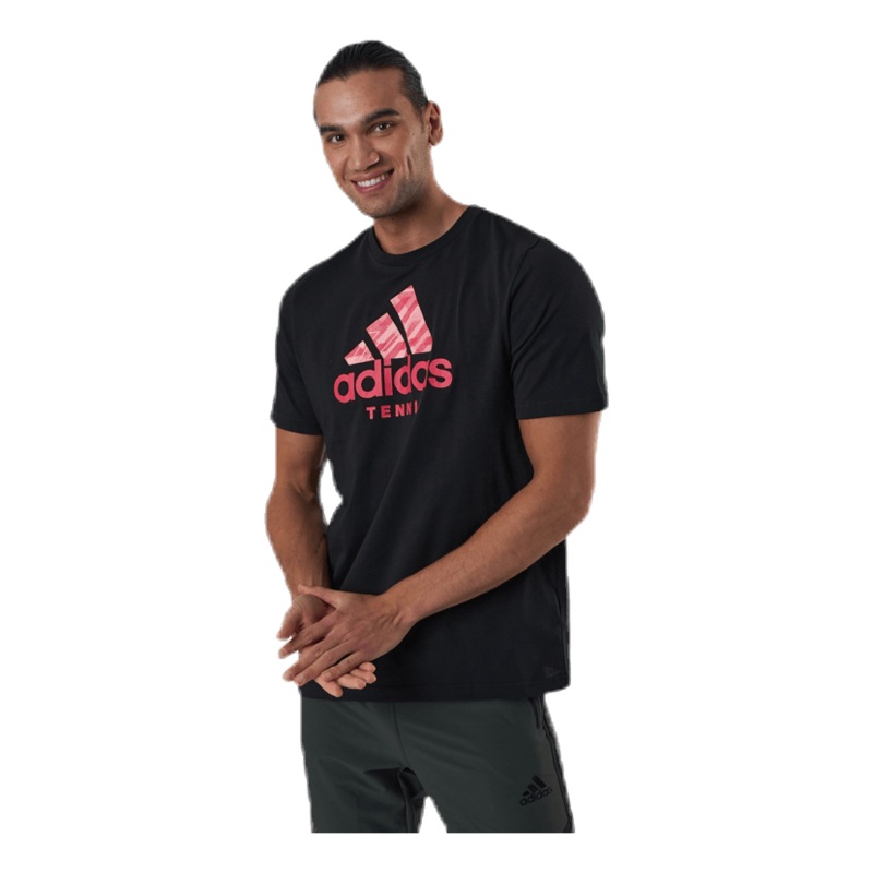 Short Sleeve Tee Tennis Black|S|M|L|XL