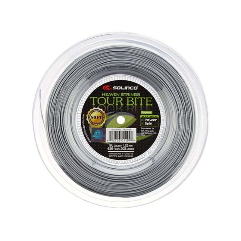 Solinco Tour Bite Soft 1.25mm – Grey (+$26.00)