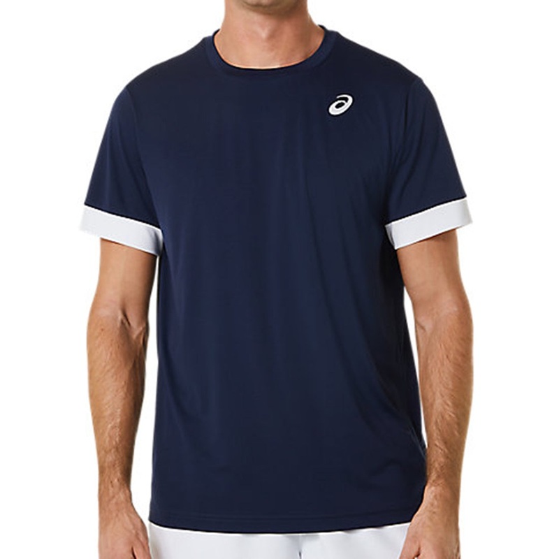 Men Court Ss Top  – Midnight/Brilliant White