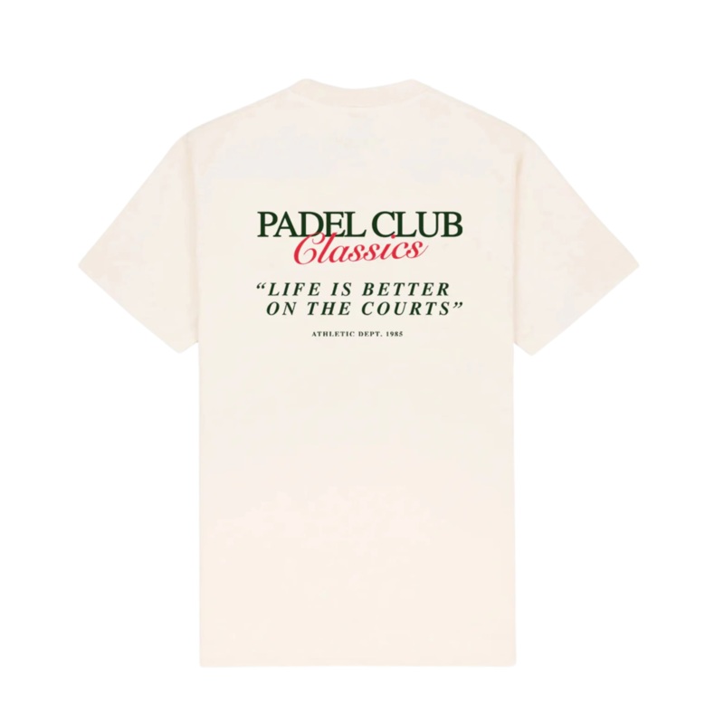 Padel Club – T-Shirt de padel Classics Ivoire