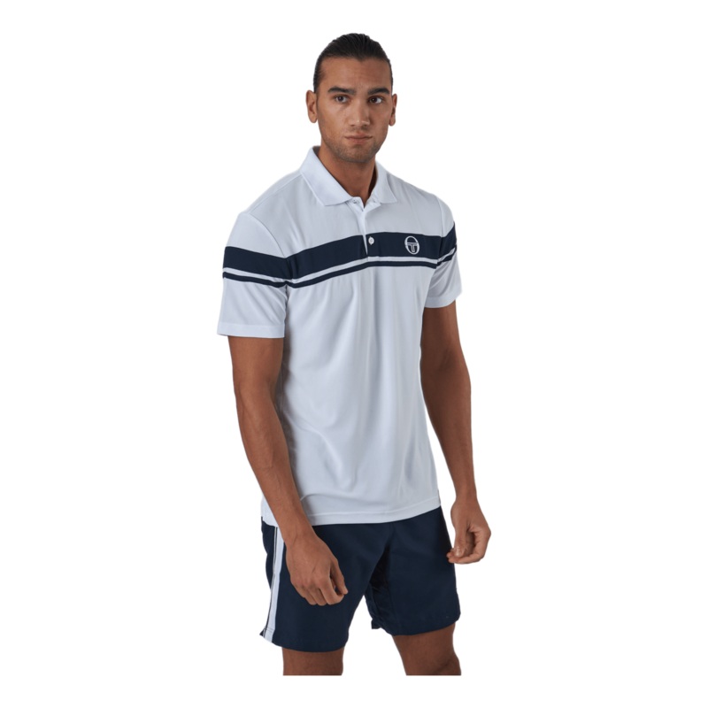 Young Line Pro Polo White/navy