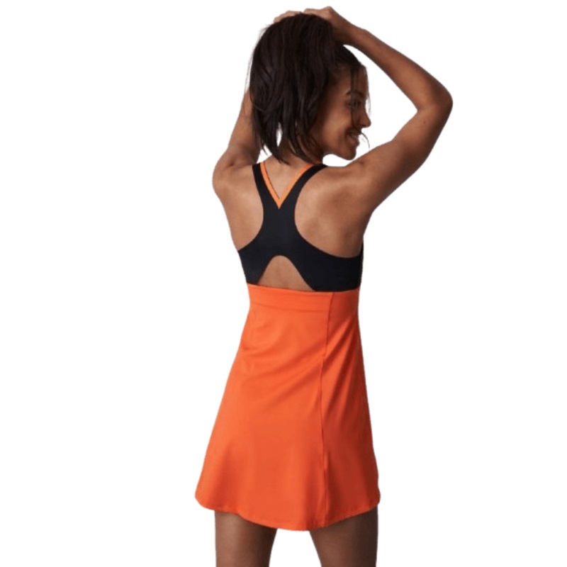 Vichithong womens dress orange