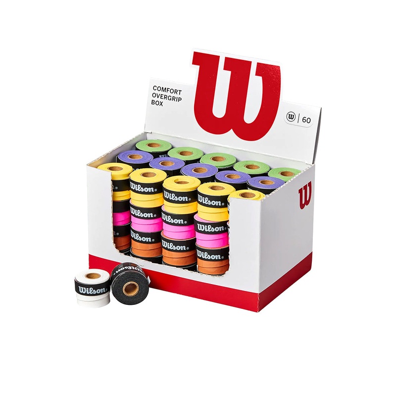 Wilson Comfort Box of 60 Ovaegrips – Multicolor