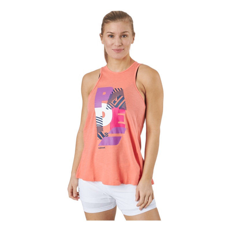 Tank Padel Cotton Women Coral|XS|S|M|L