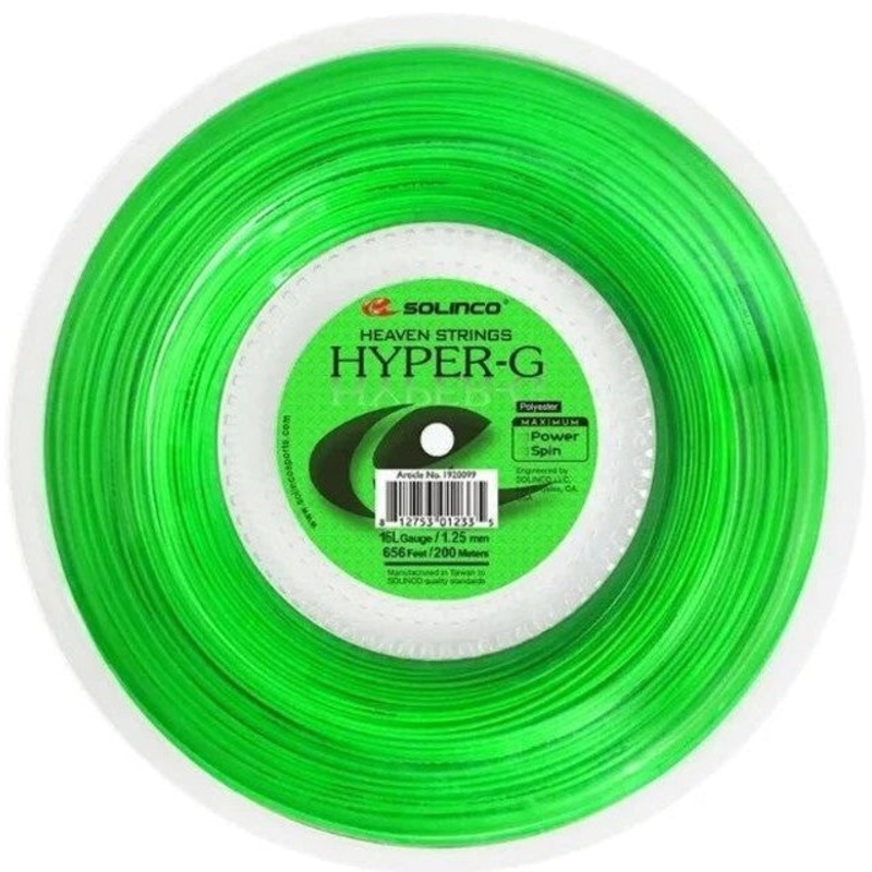 Solinco Hyper-G 1.25mm – Green (+$26.00)