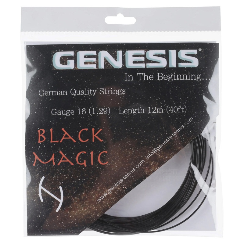 Genesis Black Magic Tennis String Pack (Black) (String Only)