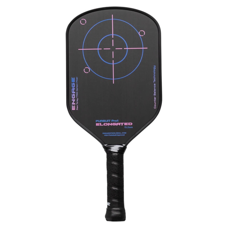 (New Graphic) Engage Pursuit Pro1 Elongated 15.2MM Power Series Pickleball Paddle