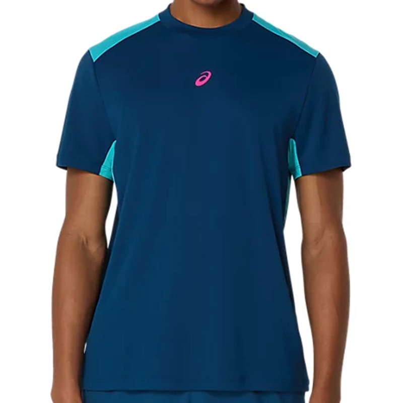 Padel Court Ss Top – Mako Blue