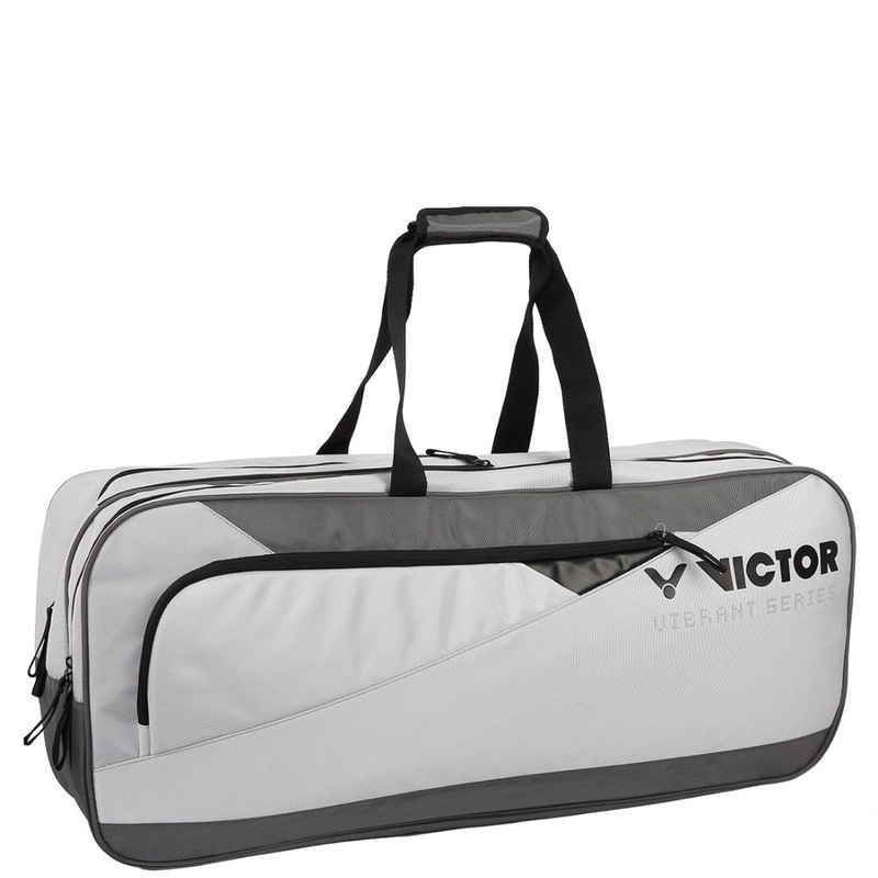 Victor BR3641 Rectangular Dual-Purpose Racket Bag (High Rise/Steel Grey)