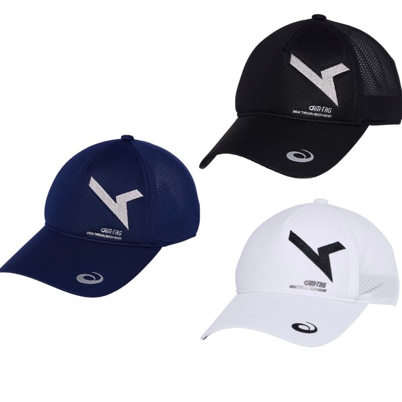 ASICS Mens AIM-TRG Cap|Navy|Black|White