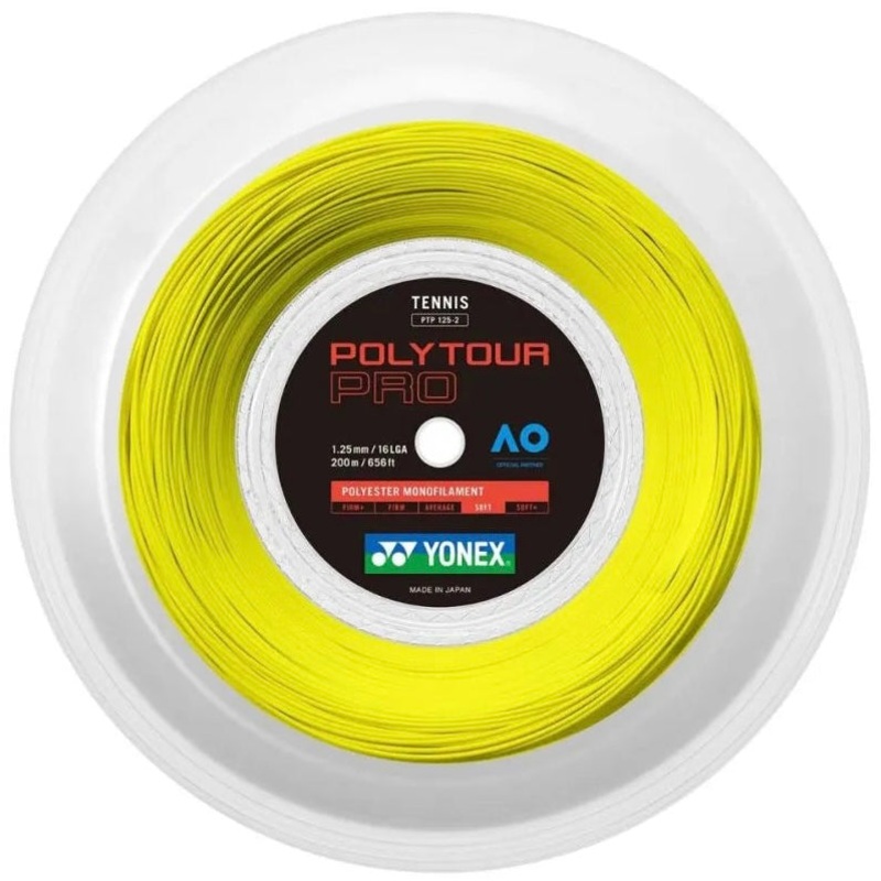 Yonex Polytour Pro (Yellow) [1 set]