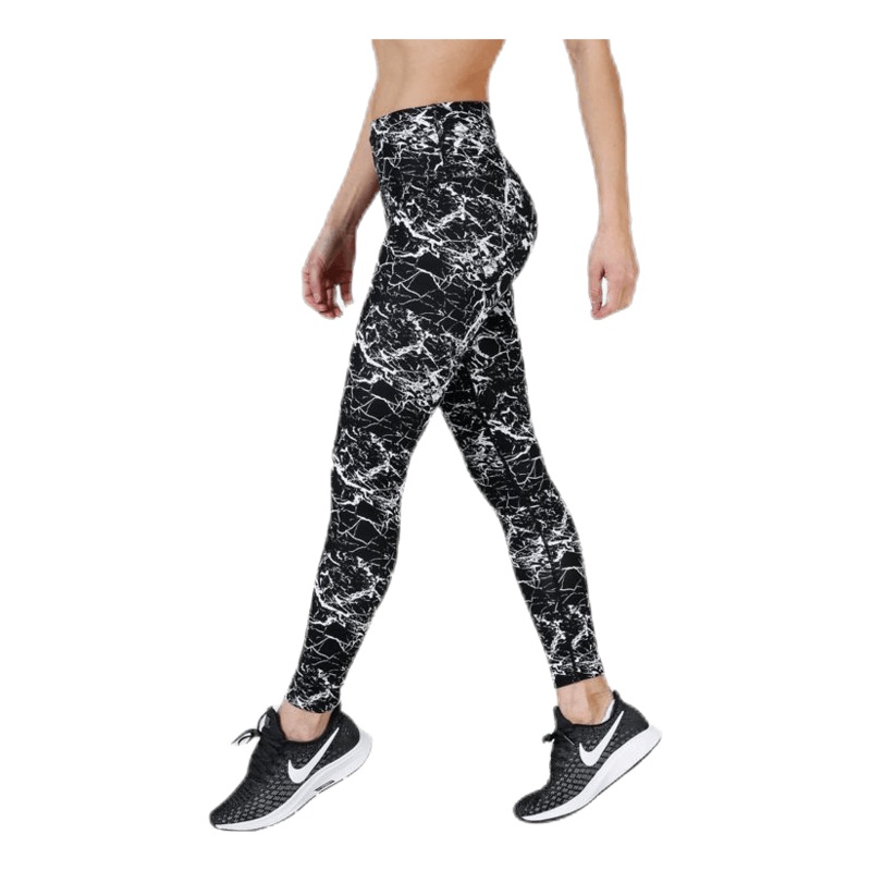 Alec Printed Tights White/Black