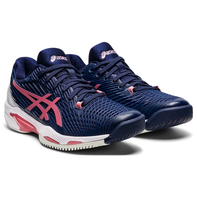 Asics Solution Speed FF 2 Women’s Tennis Shoes (Peacoat-Smokey Rose)