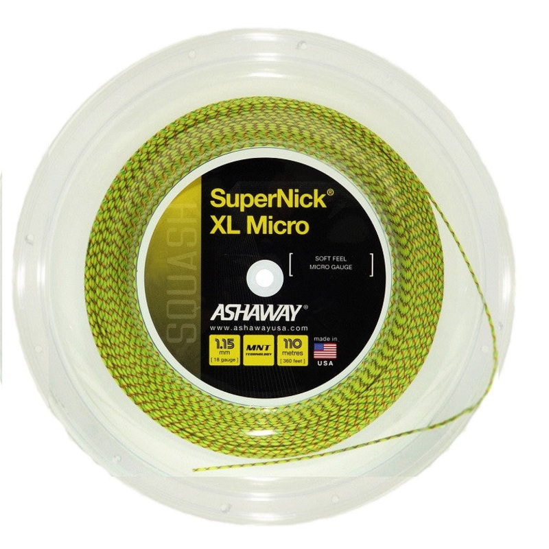 Ashaway SuperNick XL Micro 1.15mm – Yellow (+$25.00)