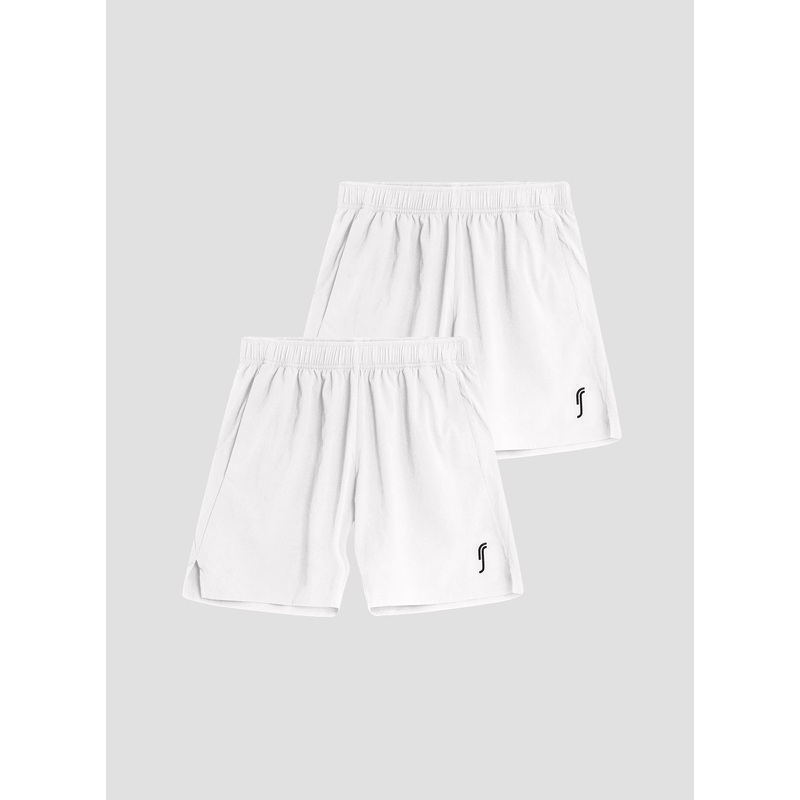 Men’s Performance Shorts – 2-Pack | White