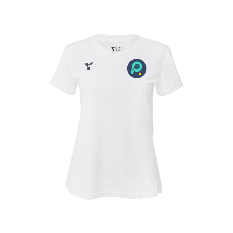 Padel4All Garon Park – Short Sleeve Training Top Women’s White