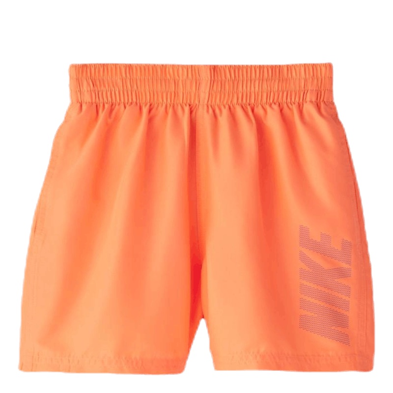 4 Volley Short Logo Solid Youth Orange