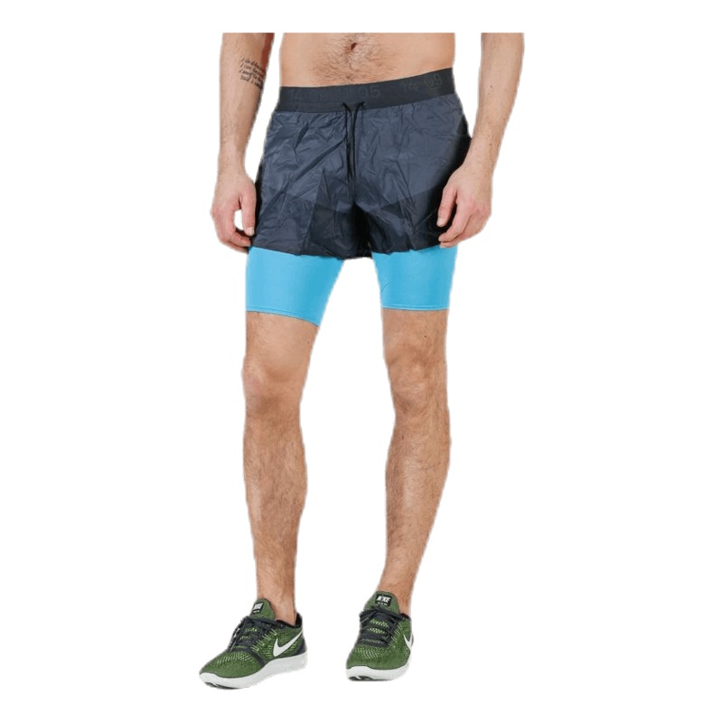 2” 2in1 Short Teck Pack Blue/Black