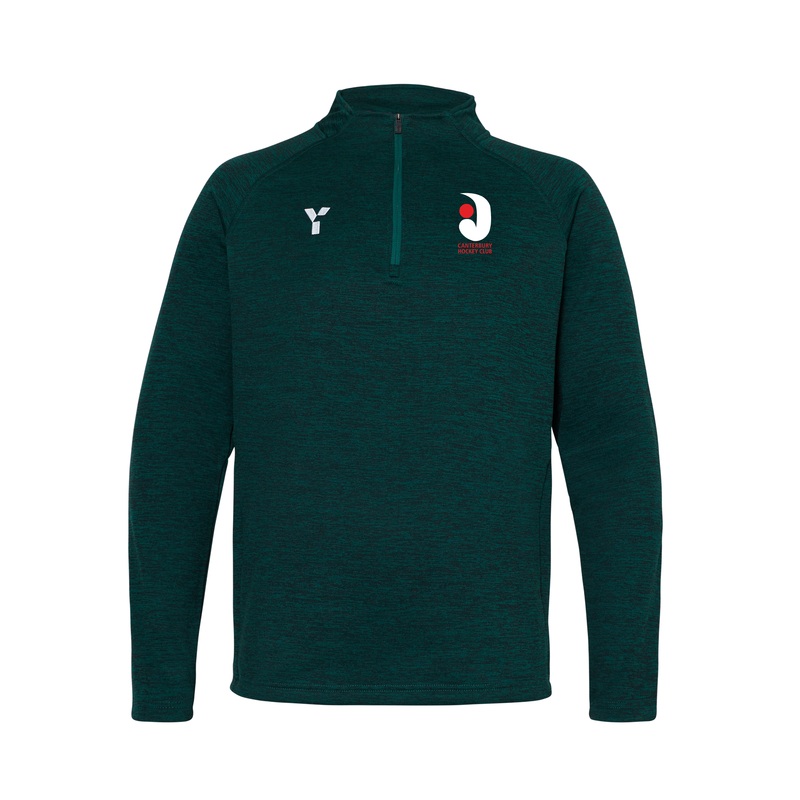 Canterbury HC – Fugi Quarter Zip Unisex Green Melange (Internal Distribution)