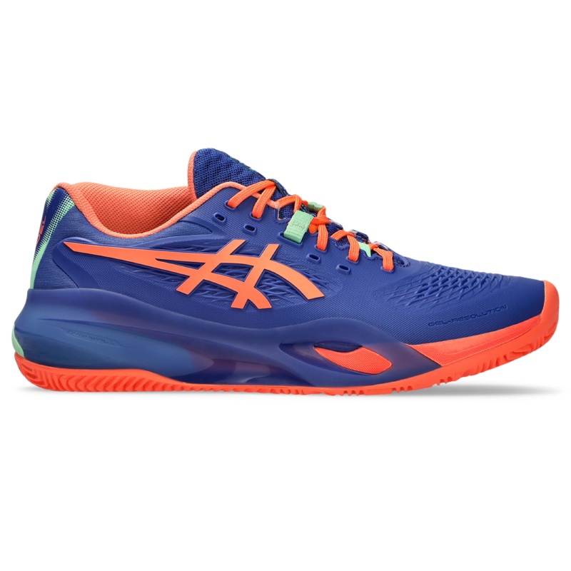 Asics Men’s Gel Resolution X Padel Shoe AW25 Dark Cobalt Vivid Coral