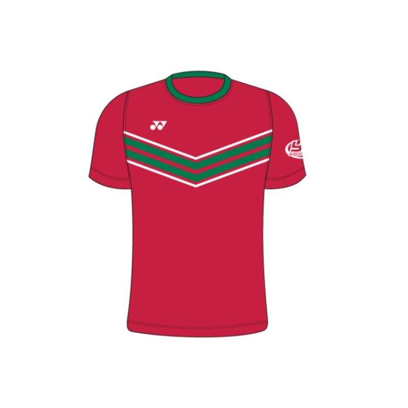 Badminton Wales Training Kit T010 Chevron Tshirt W