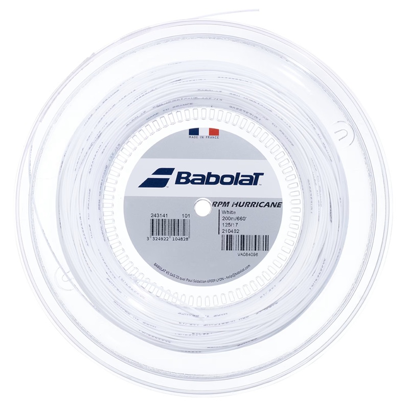Babolat RPM Hurricane 200M Tennis String – White