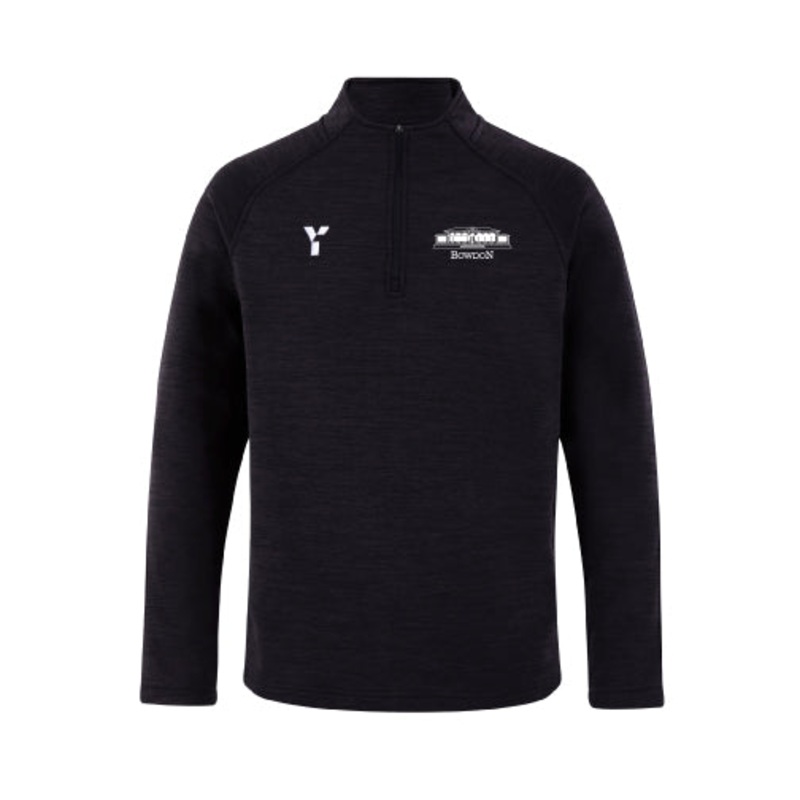 Bowdon HC – Fugi Quarter Zip Unisex Black Melange